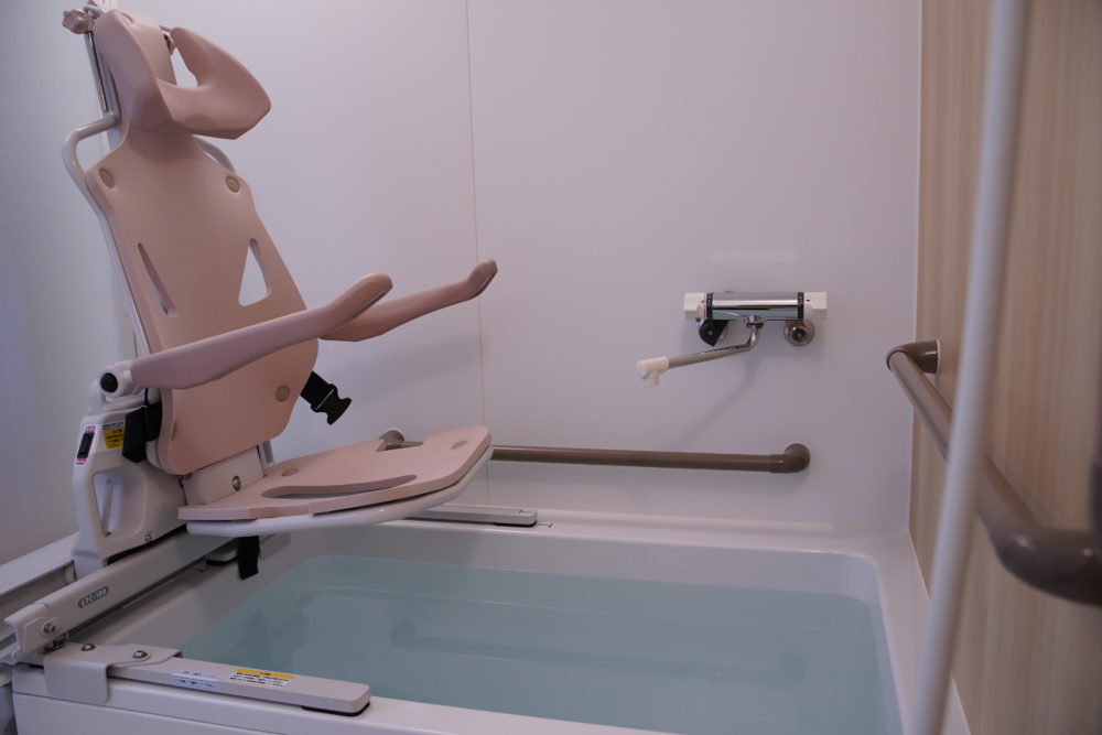 入浴サポート設備のようす